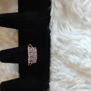 14k Solid Gold Tanzanite Ring